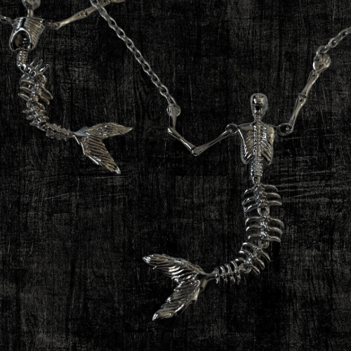VW Skeleton Mermaid Silver Necklace Pre-loved