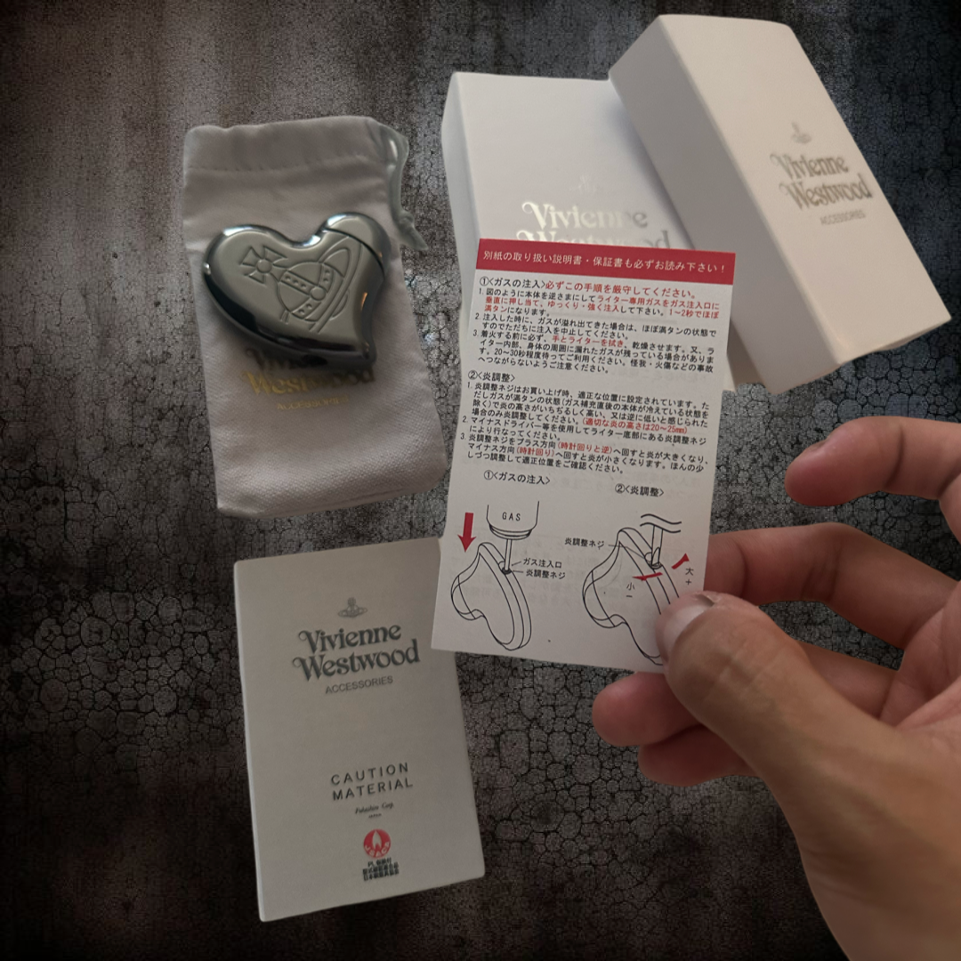 Vivienne Westwood Gunmetal Lighter New