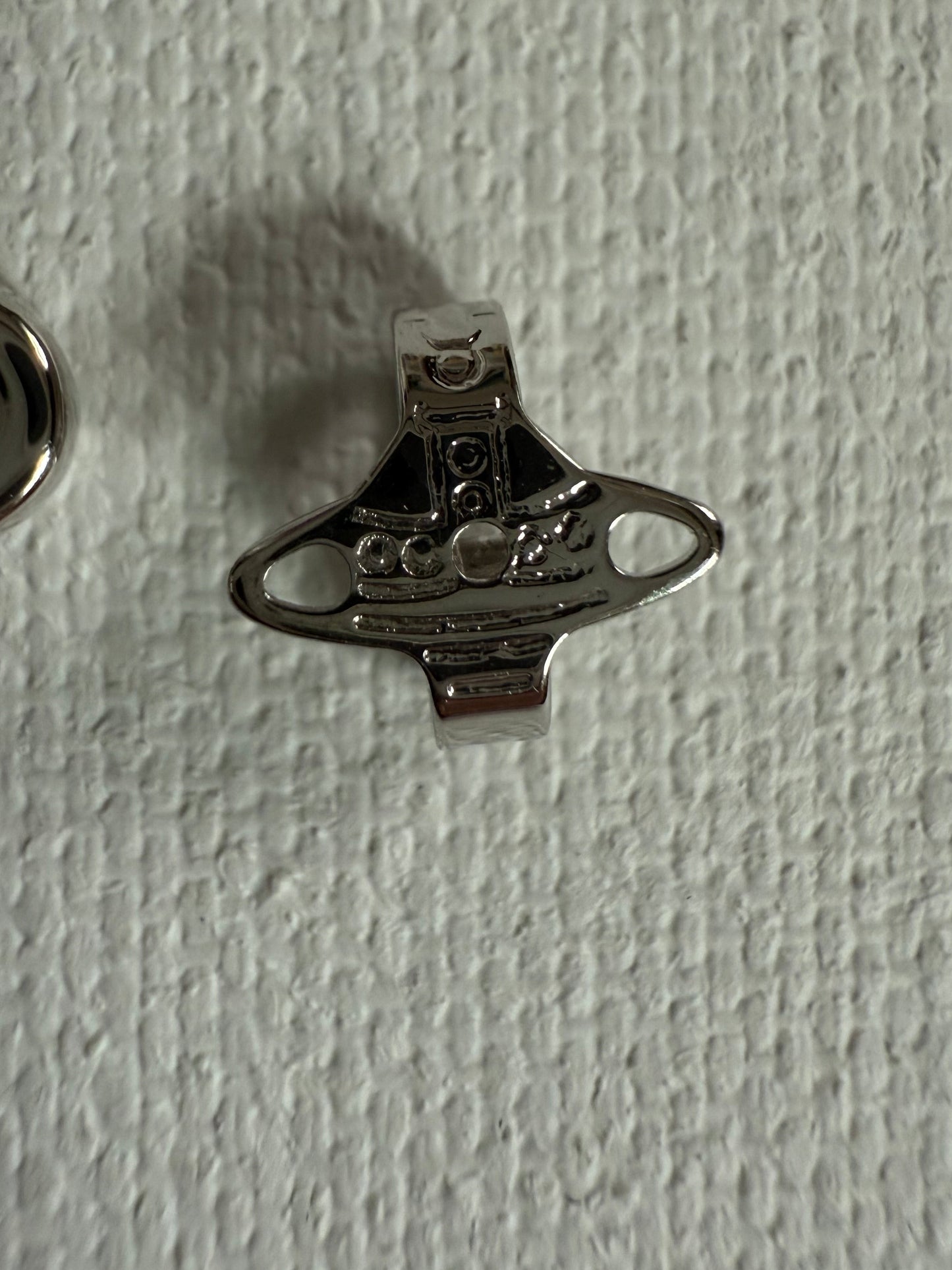 VW Half Saturn Silver Earrings 2025 Pair Pre-owned