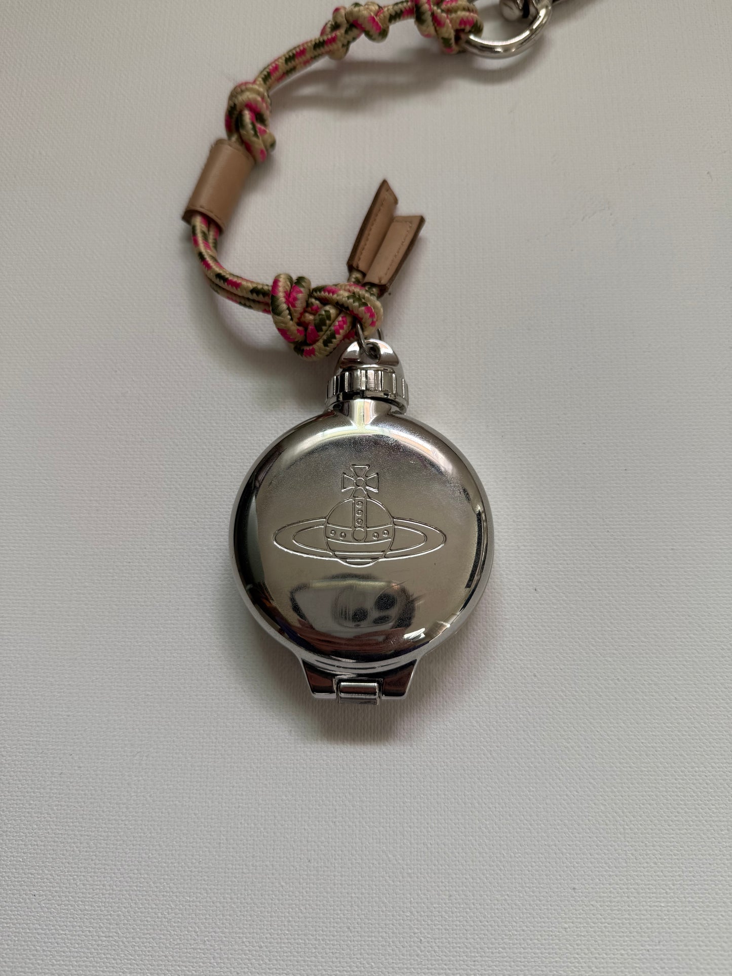 VW Travel Ashtray Silver Vintage Pre-owned