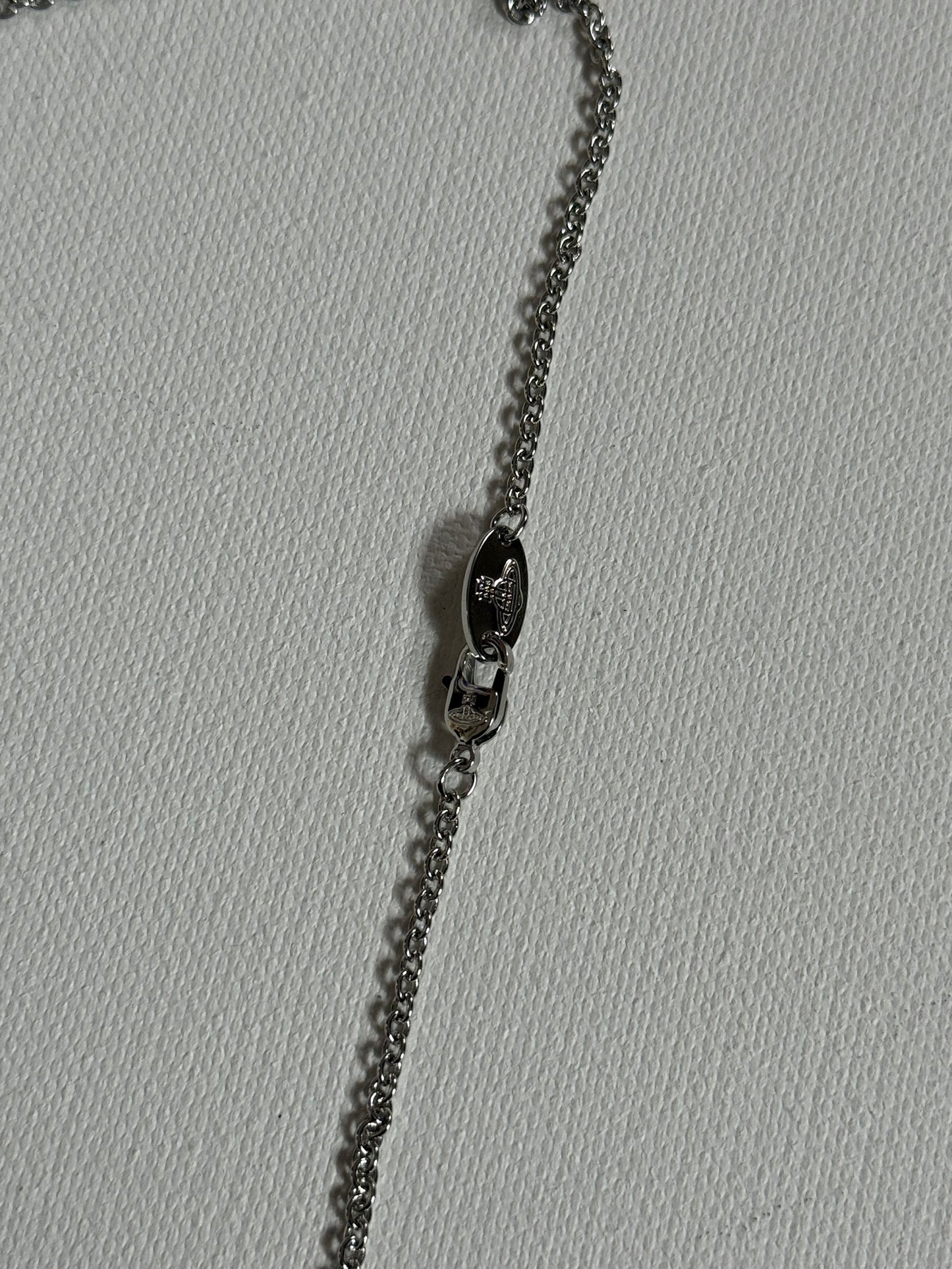 VW Rima Tooth Necklace Chain Pendant Pre-owned