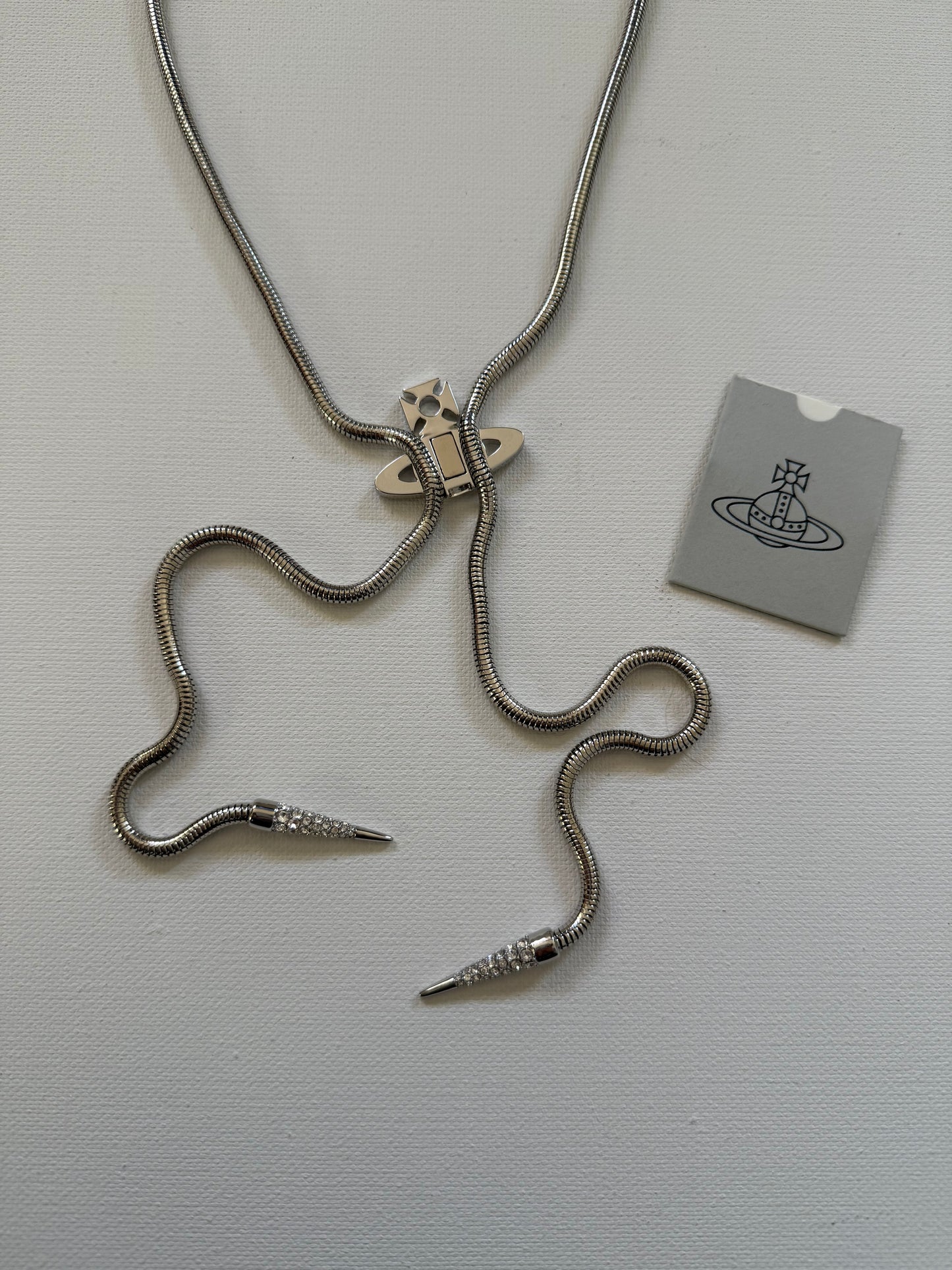 VW Platinum White Bolo Tie Pre-Loved No Box