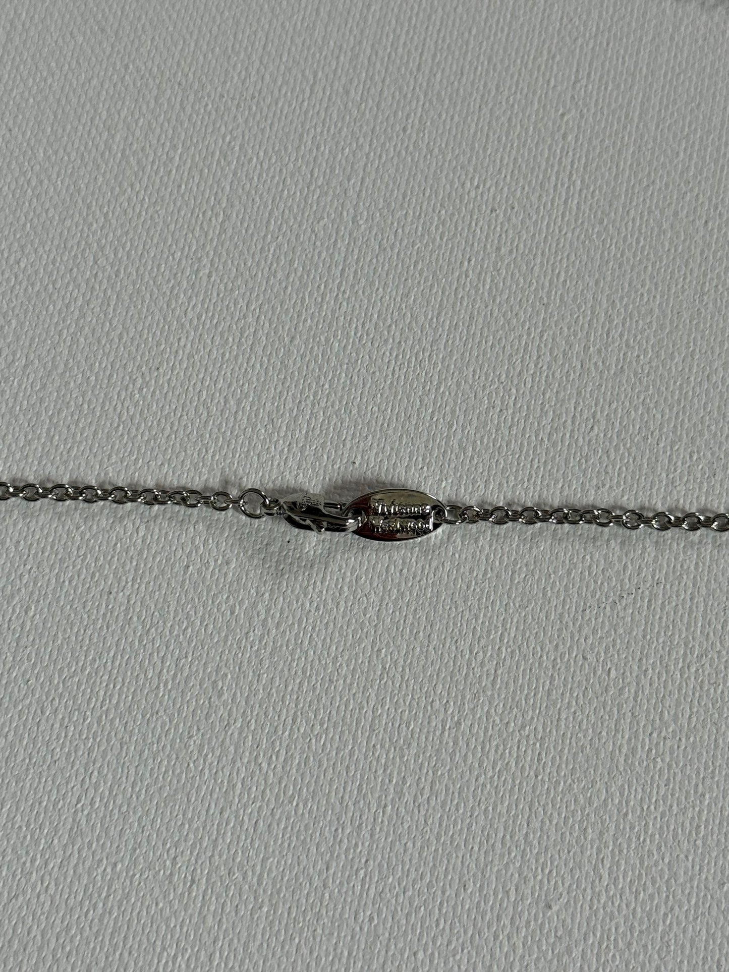 VW Rima Tooth Necklace Chain Pendant Pre-owned